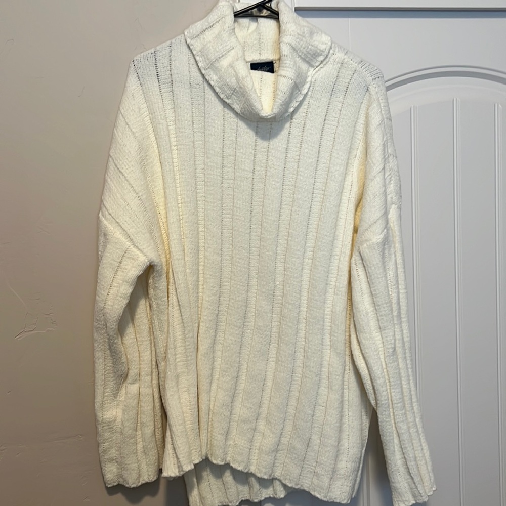 Womens Daytrip Cowl Neck Chenille Sweater